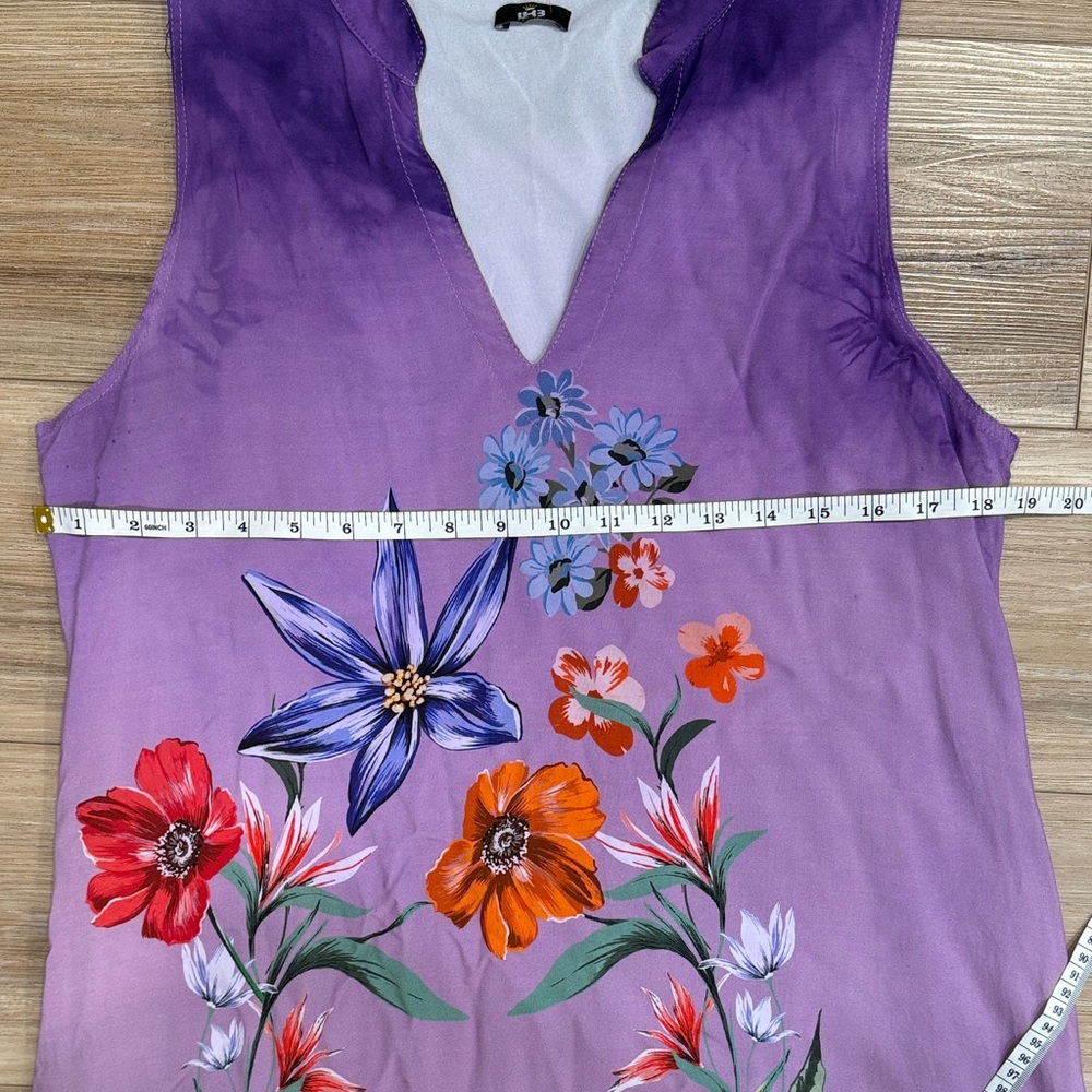 Floral Purple Maxi Dress - Picture 4 of 8